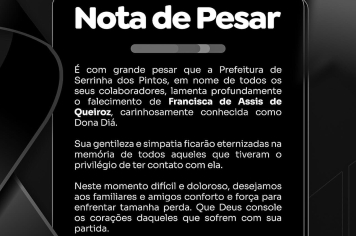 NOTA DE PESAR 