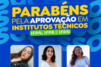 PARABÉNS PELA APROVAÇÃO!! 