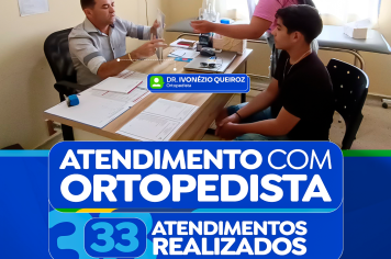 Atendimento com Ortopedista