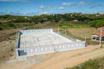 Prefeitura Reforma Quadra de Esporte no Bairro Lajes