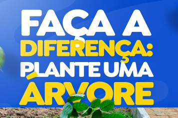 Plantar uma árvore é cuidar do amanhã. 
