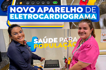 Novo aparelho de Eletrocardiograma
