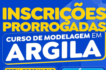 INSCRIÇÕES PRORROGADAS! 
