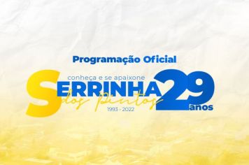 Programação Geral dos 29 anos de Emancipação