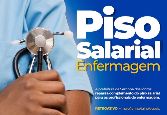 Piso salarial - Enfermagem 