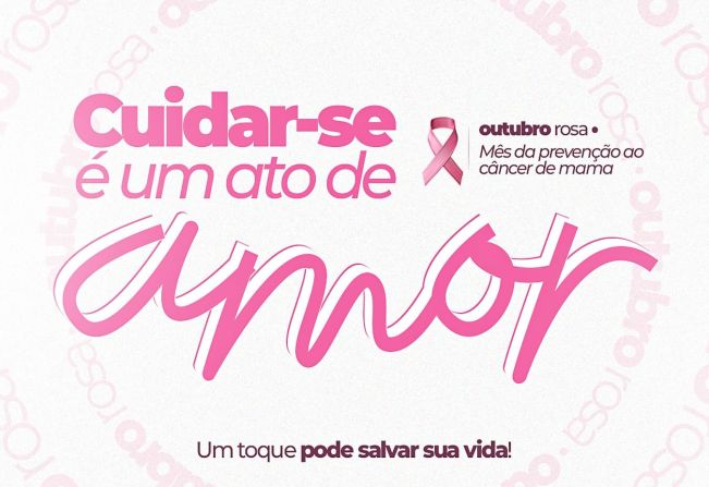Em função da conscientização sobre a importância da prevenção ao câncer de mama, este mês a campanha é denominada de Outubro Rosa.