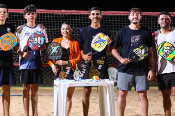 Torneio de Beach Tennis foi realizado